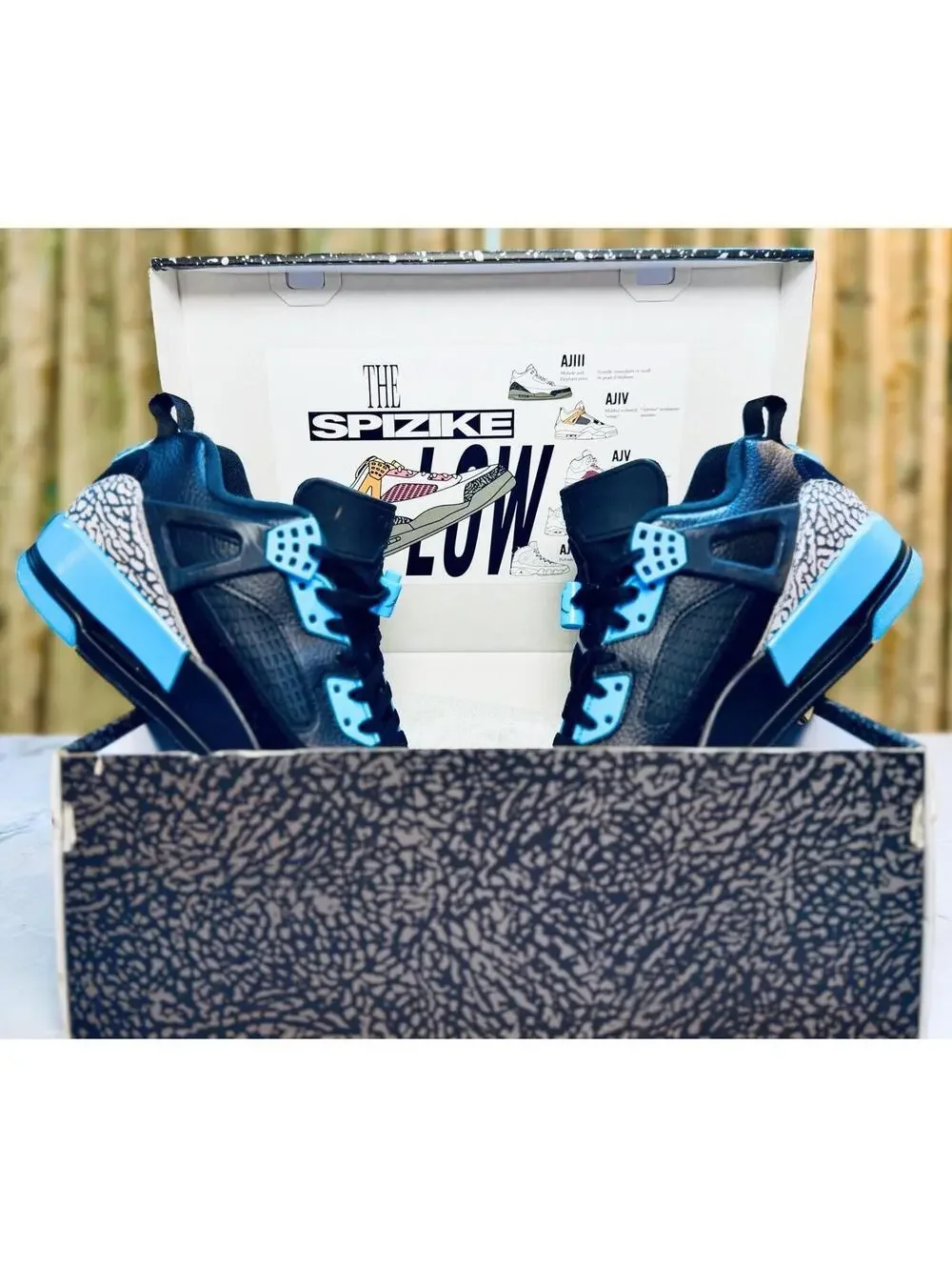 Size 11 - Air Jordan Spizike Low Gamma Blue
